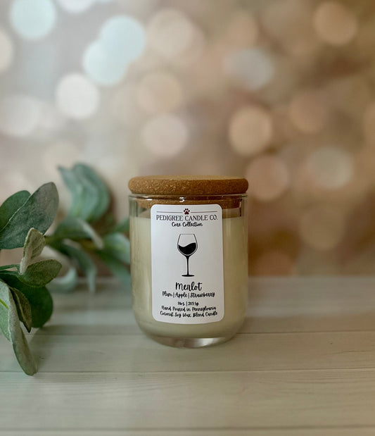 Merlot Wine Candle