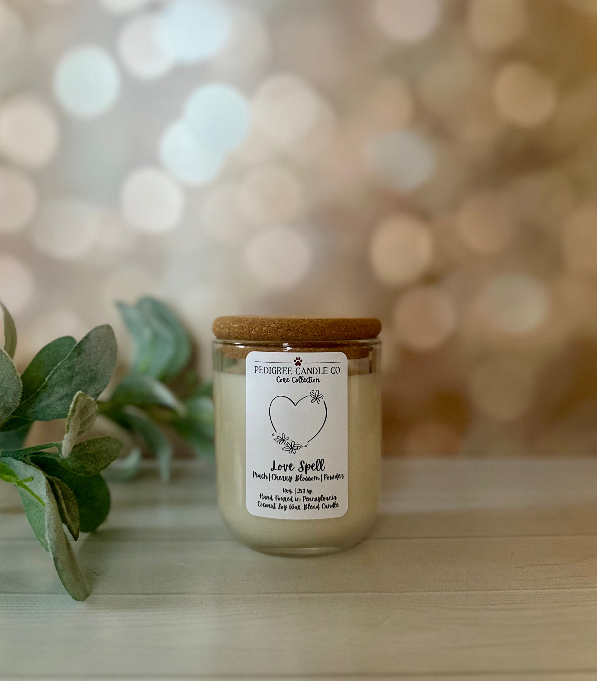 Love Spell Soy Wax Candle  Valentine's Day Candle Scents