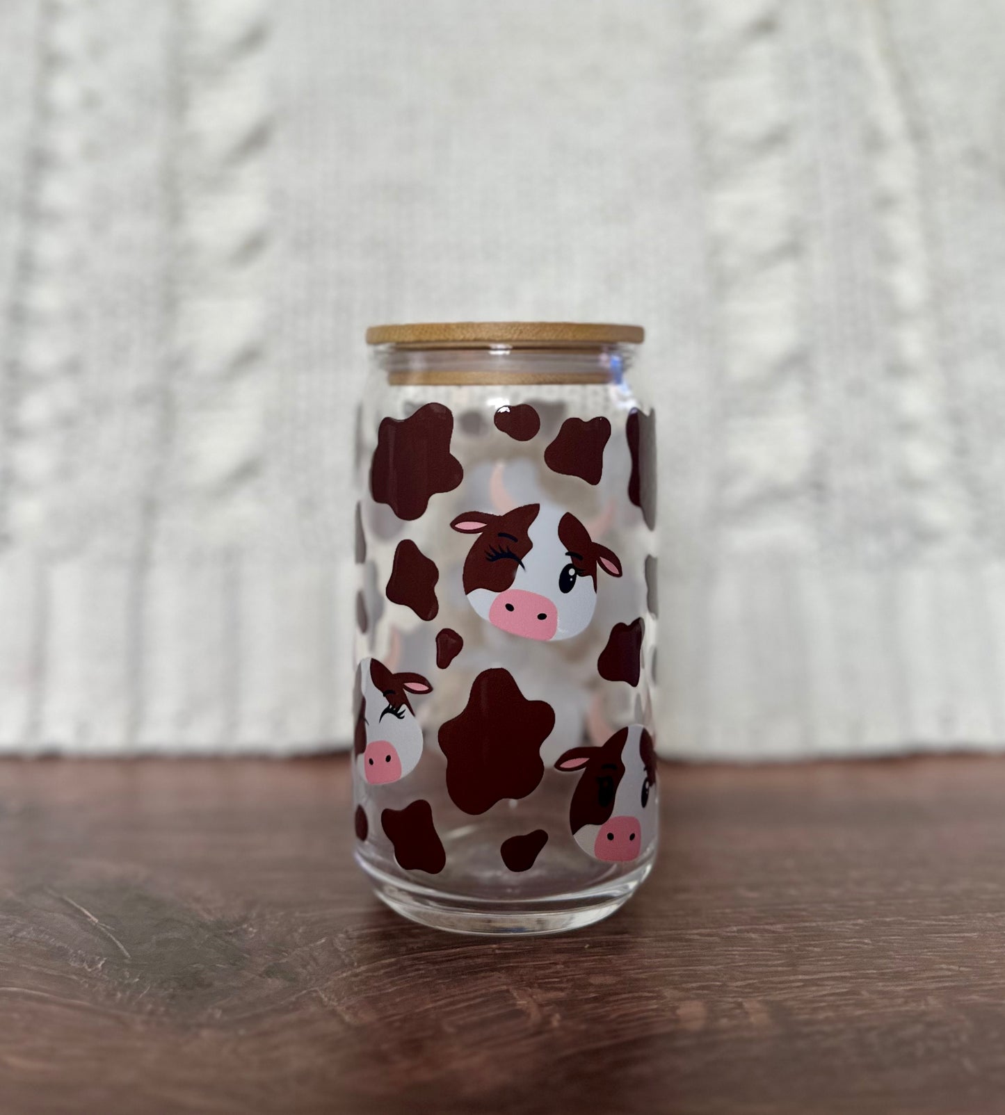 Cow Glass Tumbler