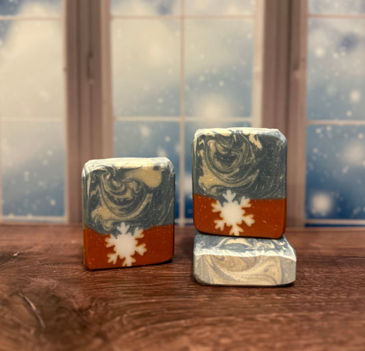 Wintry Candy Apple Soap