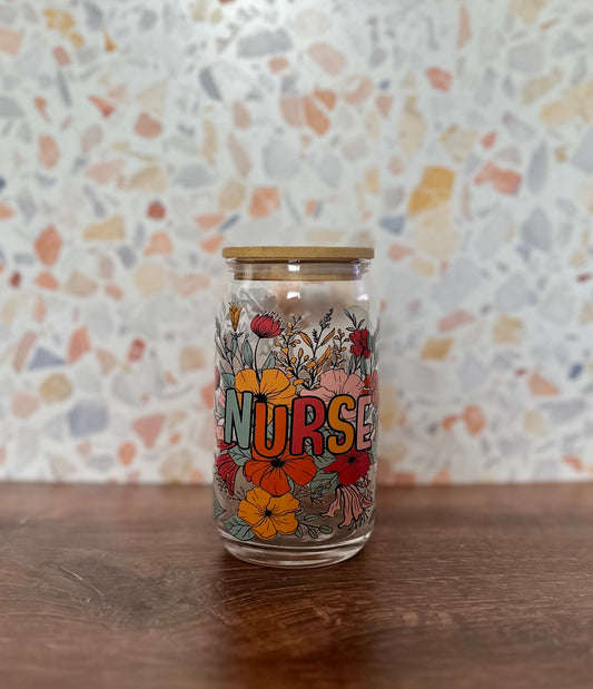 Nurse Glass Tumbler