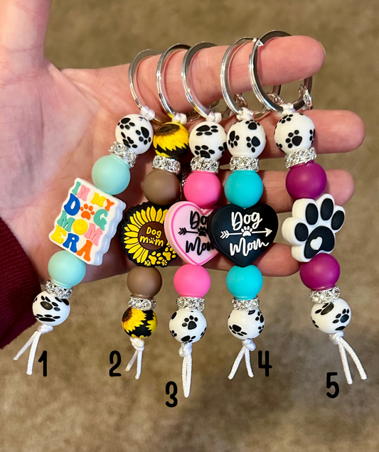 Dog Mom Keychains